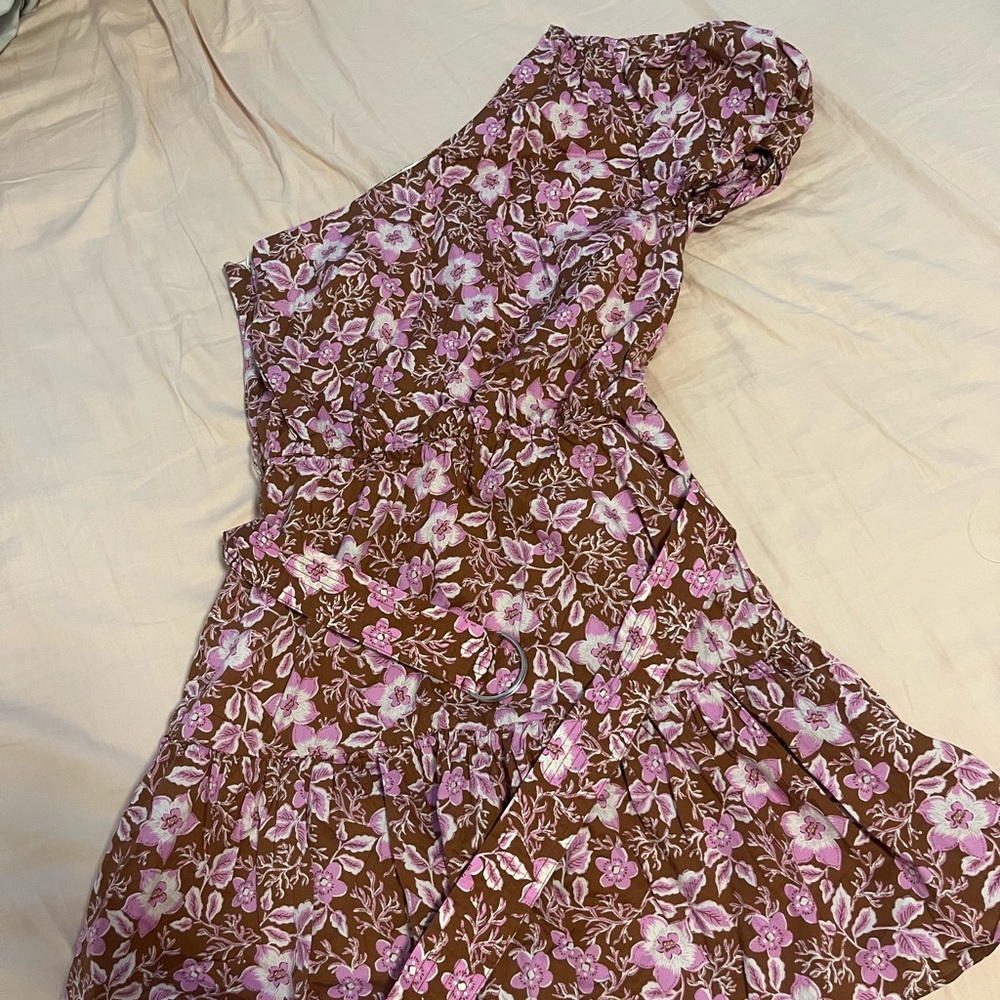 Jason Wu Floral One-Shoulder Dress